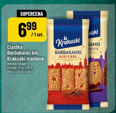 Ciastka Barbakanki lub Krakuski maślane promocja w POLOmarket