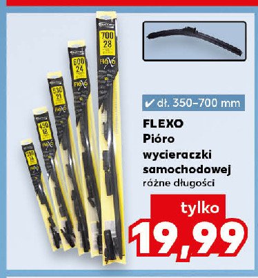 Pióro wycieraczki flexo 350-700 mm Bottari promocja w Kaufland