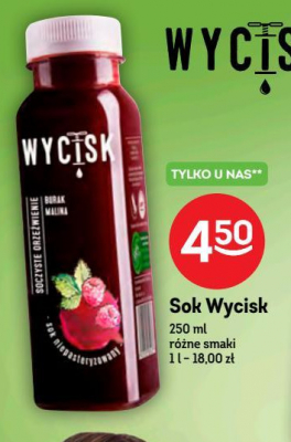 Sok burak-malina Wycisk promocja