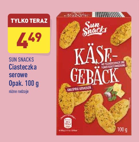 Ciasteczka serowe promocja