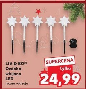 Ozdoba wbijana led Liv & bo promocja