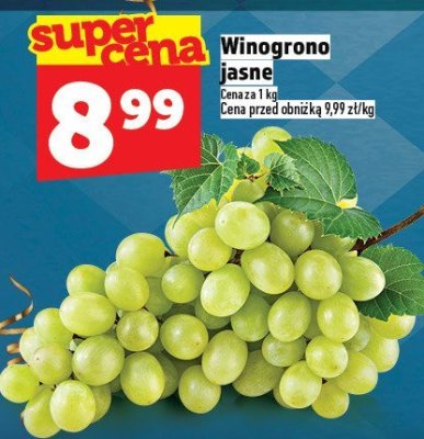 Winogrono jasne promocja w TOPAZ