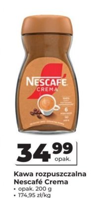 Kawa rozpuszczalna Nescafé Crema promocja w Odido