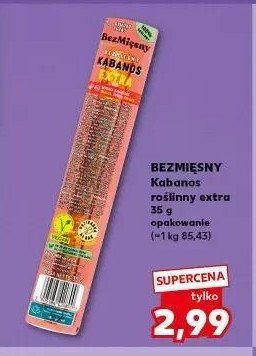 Kabanos extra Bezmięsny promocja w Kaufland