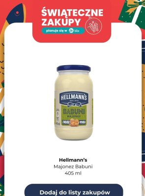 Majonez Babuni, 405 ml promocja w Biedronka