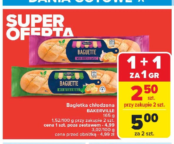 Bagietka z zio艂ami Bakerville promocja