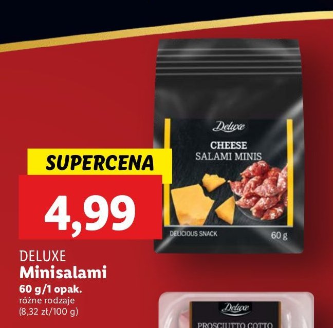 Salami mini ser Deluxe promocja