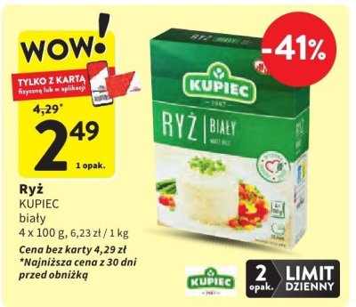 Ryż biały promocja w Intermarche