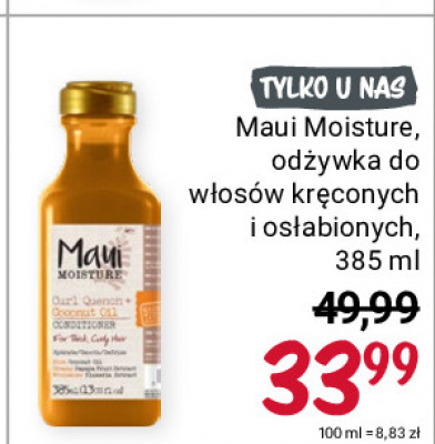 Odżywka do włosów kręconych i słabionych Maui moisture promocja