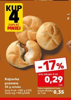 Kajzerka pszenna promocja w Kaufland