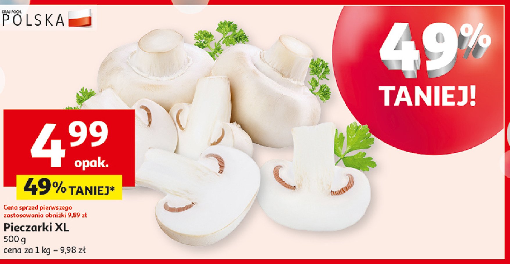 Pieczarki promocja