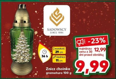 Znicz choinka  promocja w Kaufland