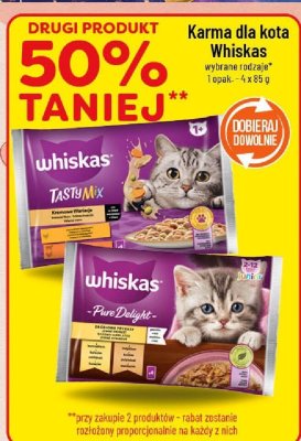 Karma dla kota Whiskas promocja w POLOmarket