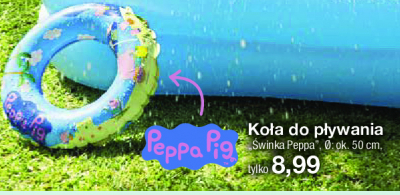 Koło do pływania świnka peppa 50 cm promocja