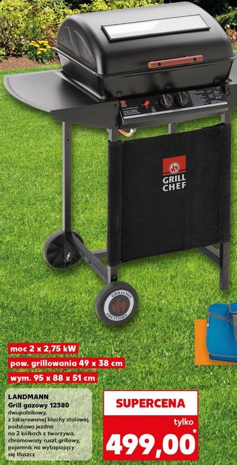 Grill gazowy 12380 95 x 88 x 51 cm Landmann promocja