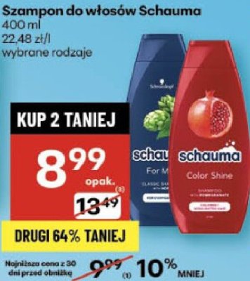 Szampon do włosów Schauma promocja w Delikatesy Centrum