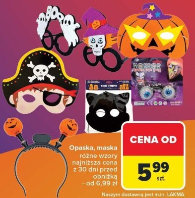 Opaska różne wzory Carrefour promocja w Carrefour