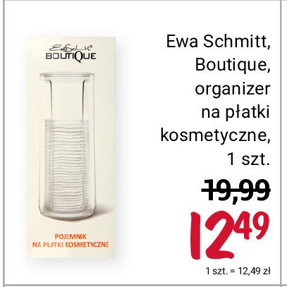 Organizer na płatki kosmetyczne Ewa schmitt boutique promocja