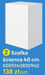 Szafka ścienna 40 cm Castorama promocja w Castorama