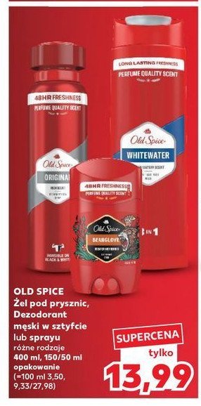 Dezodorant Old spice bearglove promocja