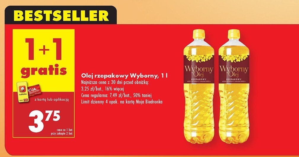 Olej rzepakowy Wyborny promocja