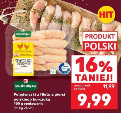 Polędwiczki z fileta z piersi polskiego kurczaka promocja w Kaufland