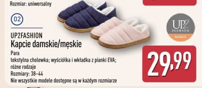 Kapcie męskie UP2FASHION promocja w Aldi