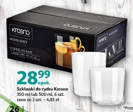 Szklanka do cydru mixology 500 ml Krosno s.a. promocja
