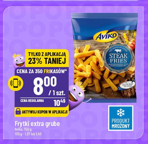 Frytki Aviko steak fries promocja