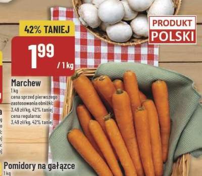 Pomidory na gałązce promocja w POLOmarket