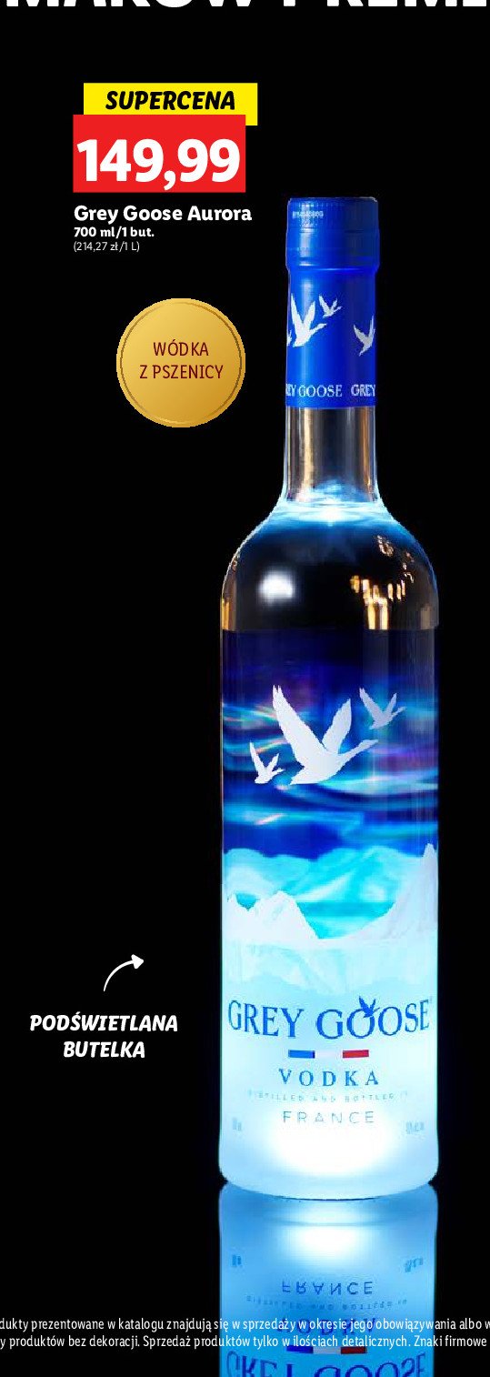 Wódka GREY GOOSE VODKA promocja w Lidl