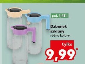 Dzbanek szklany 1.43 l promocja w Auchan