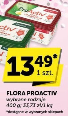 Masło Flora Proactiv promocja w ABC