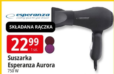 Suszarka Esperanza Aurora 750 W promocja w Leclerc