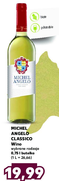 Wino Michelangelo sweet promocja