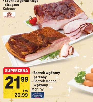 Boczek mocno wędzony Morliny promocja