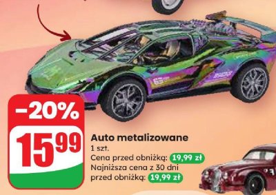 Auto metalizowane promocja w Dino
