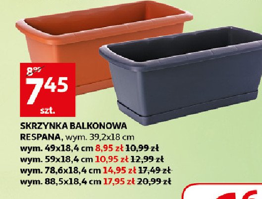 Skrzynka balkonowa respana 49 cm Prosperplast promocja
