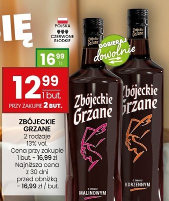 Zbójeckie Grzane 2 rodzaje 13% promocja w Twój Market