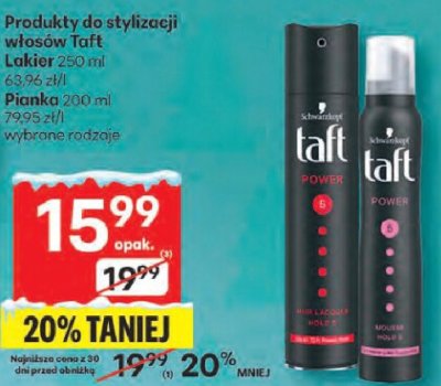Lakier Taft promocja w Delikatesy Centrum