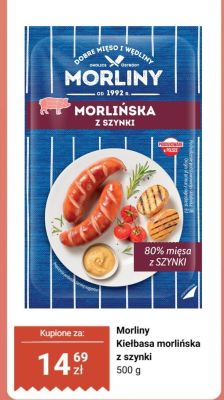 Kiełbasa Morlińska z szynki promocja w Biedronka