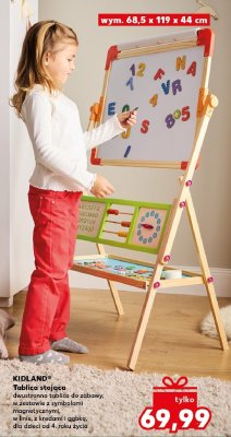 Tablica stojąca dwustronna tablica do zabawy KIDLAND promocja w Kaufland