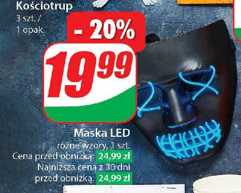 Maska led promocja