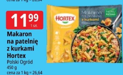Makaron na patelnię z kurkami Hortex Polski Ogród promocja w Leclerc