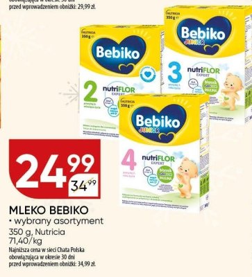 Mleko Bebiko Nutricia promocja w Chata Polska