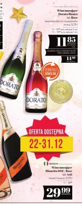 Wino musujące Mionetto DOC, Rose lub Asti Henkell Freixenet promocja w POLOmarket