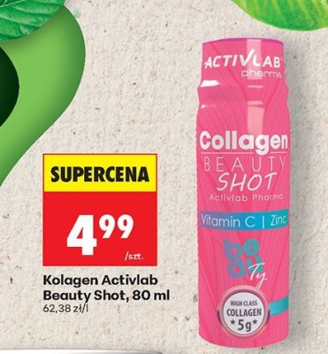 Kolagen Activlab Beauty Shot, 80 ml promocja w Biedronka