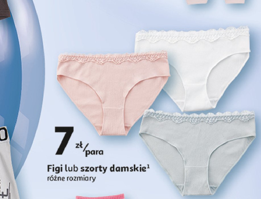 Figi damskie promocja w Auchan