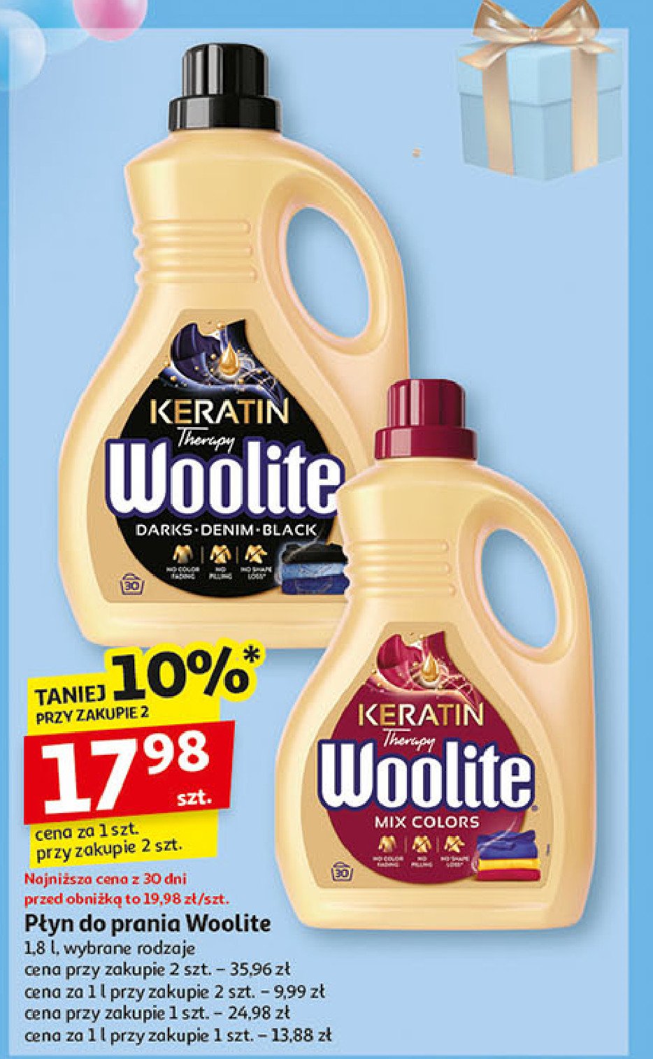 P艂yn do prania Woolite mix colors promocja