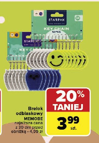 Brelok odblaskowy Starpak promocja w Carrefour